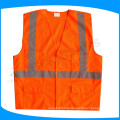 ANSI safety vest , orange color 5 point breakaway safety vest, PPE clothing suppliers